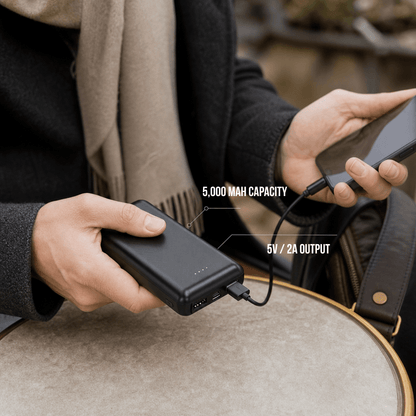 NaturWide 5,000 mAh Power Bank (5V/2A) – For Heated Apparel