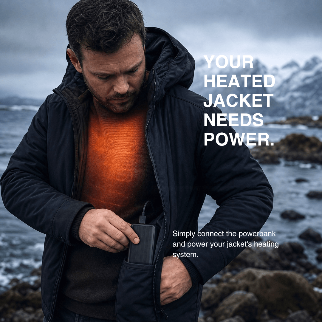 Power Bank Pair for Heated Socks — 3.7V / 2A, 2×4,000 mAh