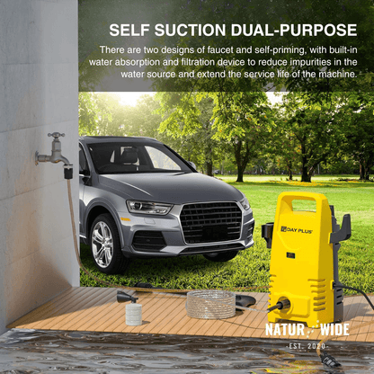 900W Electric Pressure Washer – 7m Hose, Adjustable Nozzle