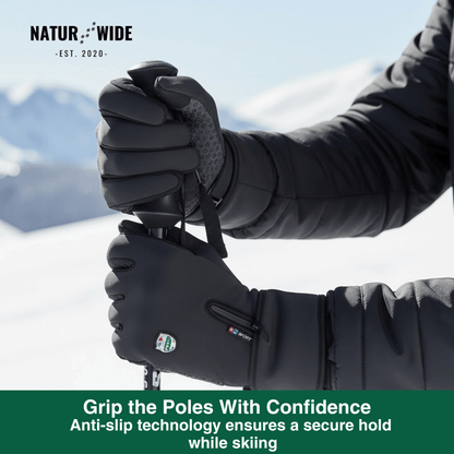 Heated Gloves (Power Bank Powered) – Waterproof & Windproof