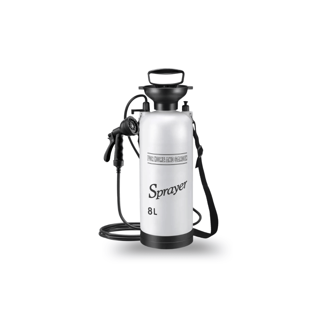 Portable Manual Camping Shower – 3/5/8L Hand Pump with 3m Hose