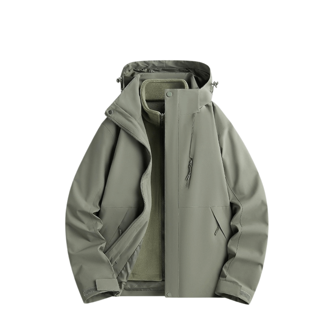 Women's 3-in-1 Waterproof Rain Jacket