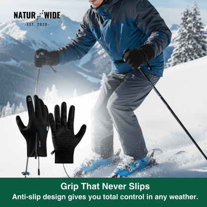 Heated Gloves (Power Bank Powered) – Waterproof & Windproof